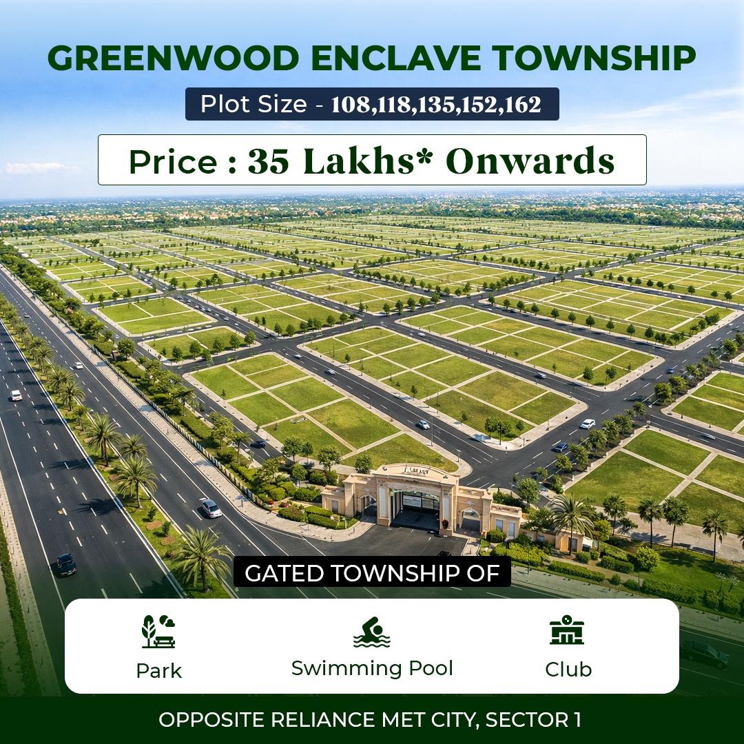 Greenwood Enclave Township — opposite Reliance MET City Sector 1, Jhajjar