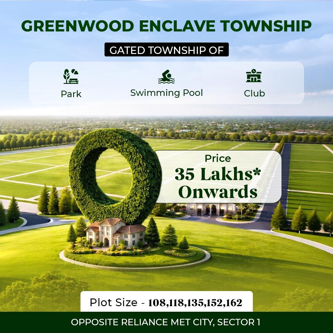 Promotional artwork — Greenwood Enclave Township park view
