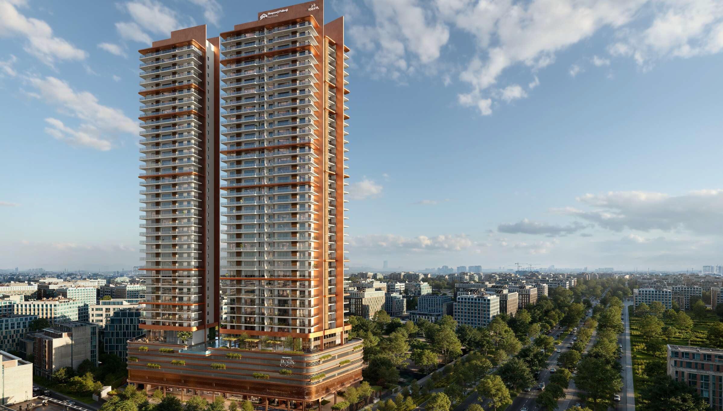 Tower elevation render