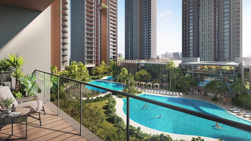 Titanium SPR balcony render