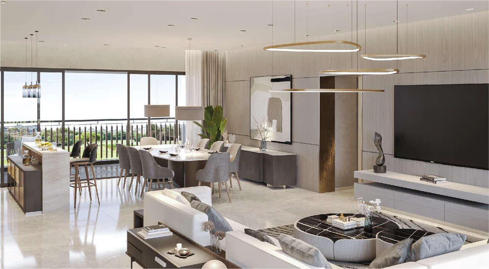 Dining area render