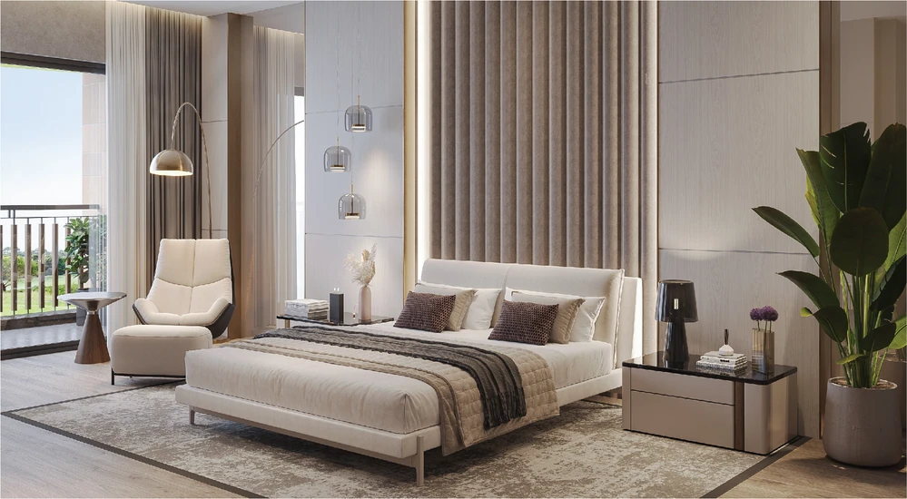 Master bedroom render