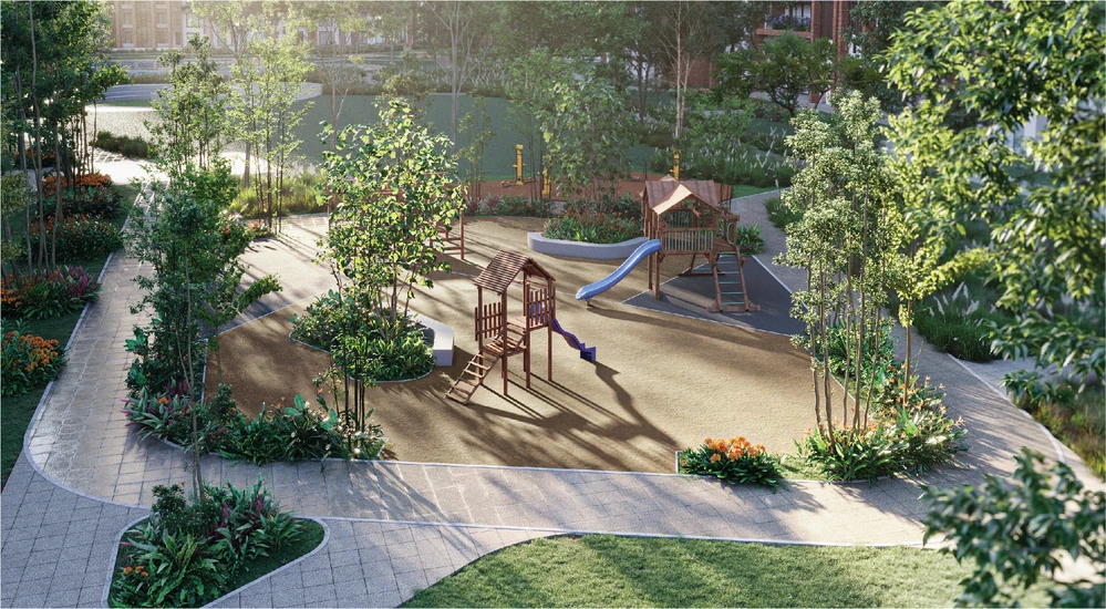 Children's play area render