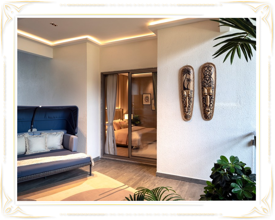 Master balcony — showroom view