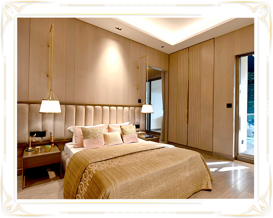 Master bedroom — showroom interior